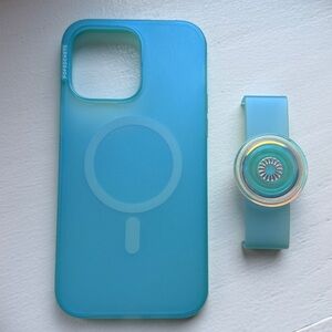 PopSocket Aqua Blue Phone Case